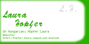 laura hopfer business card